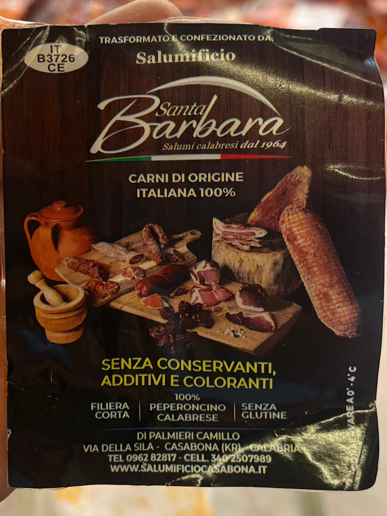 Soppressata dolce rossa