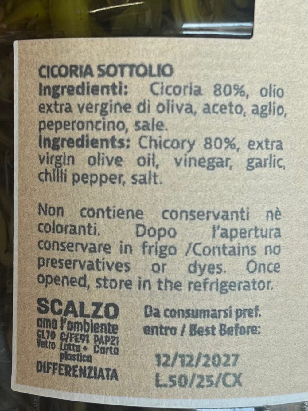 Cicoria di Pascoli Bradi