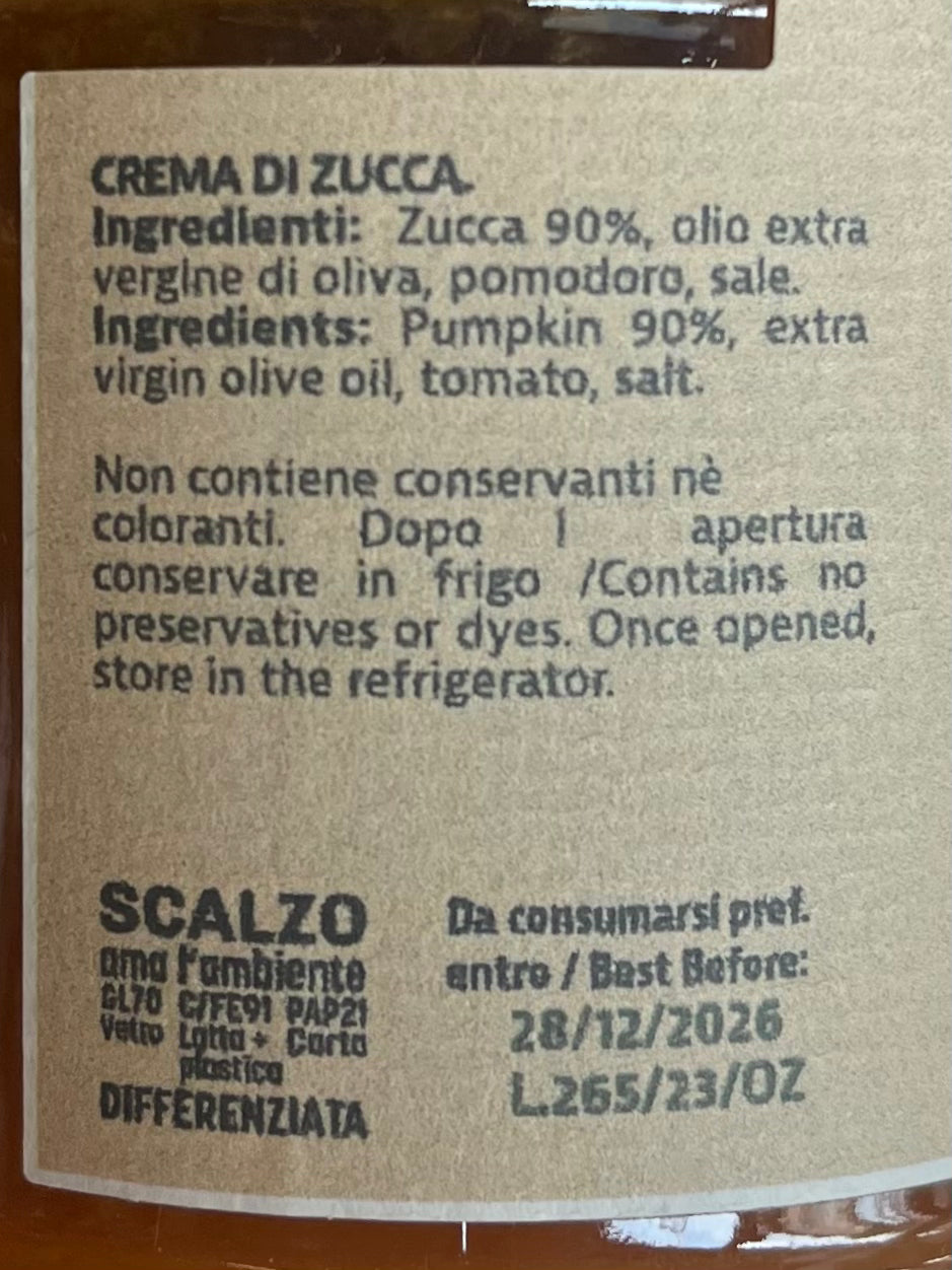 Crema di zucca