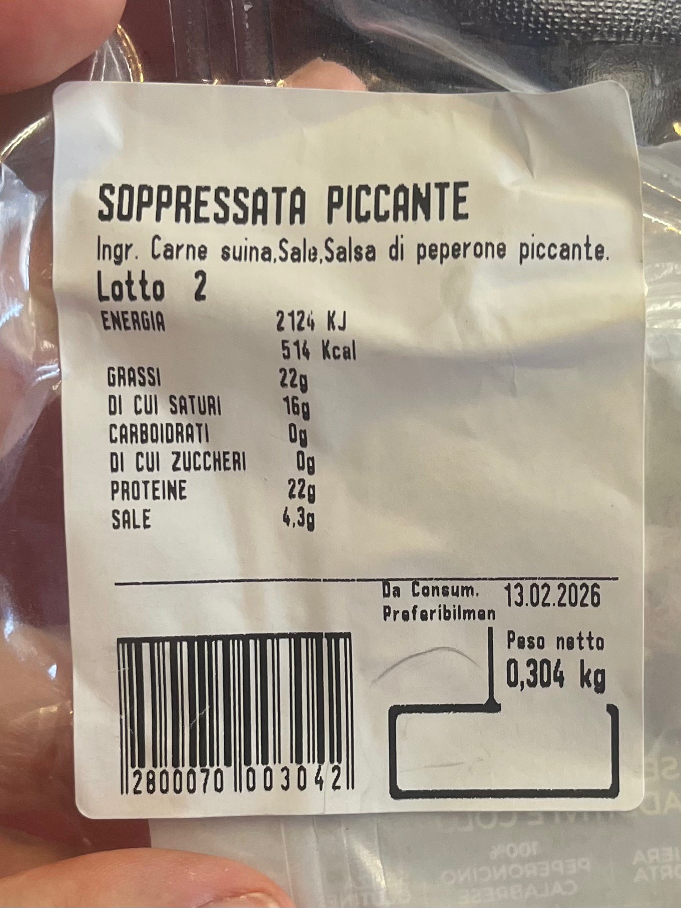 Soppressata piccante